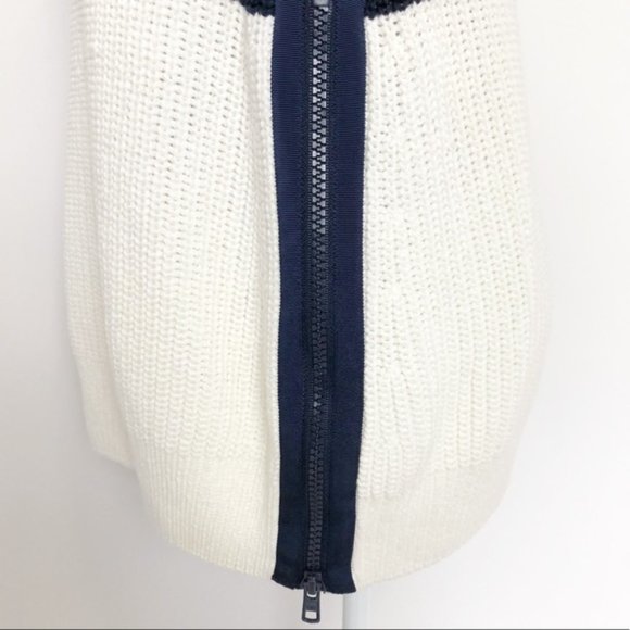 Kate Spade Aura Striped Side Zip Sweater Small - Picture 6 of 8